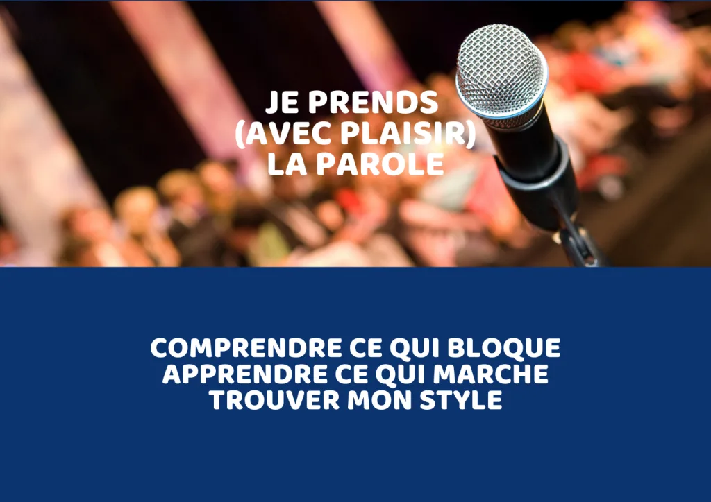 Formation prise de parole en public - l'atelier du changement